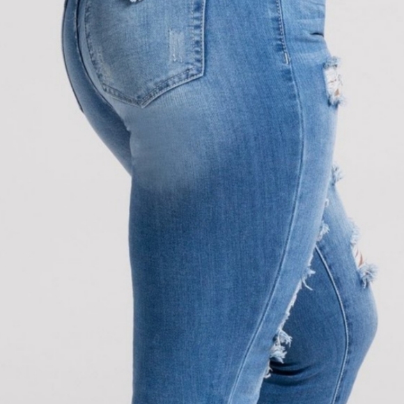 Hybrid destructed jeans - Picture 2 of 4